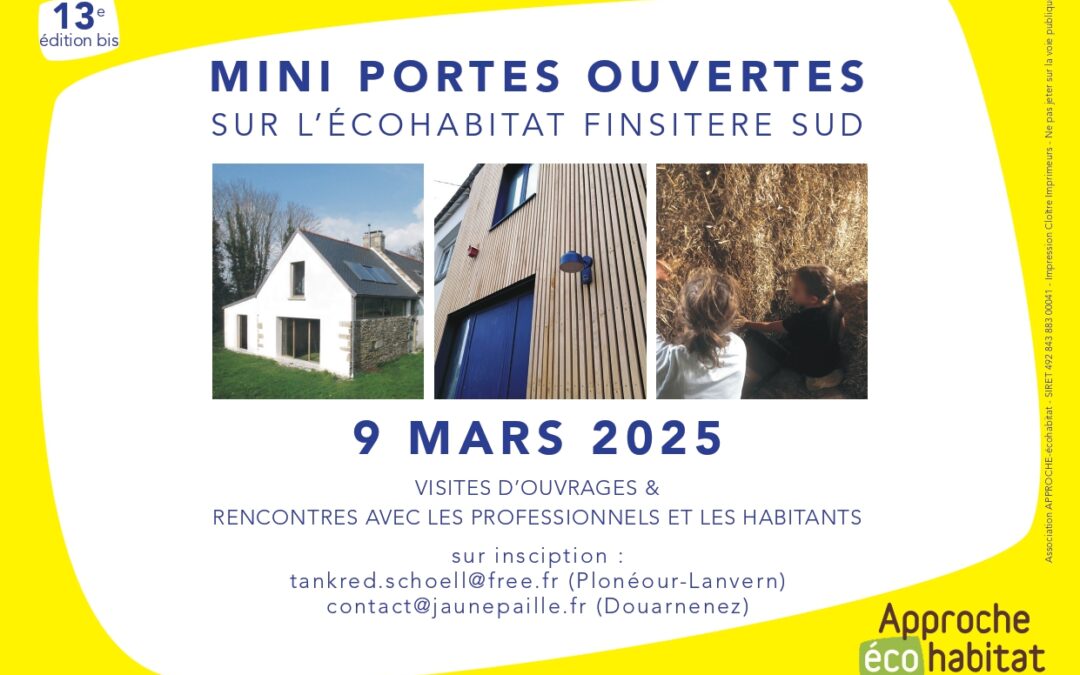 MINI-PORTES OUVERTES 2025 APPROCHE-ECOHABITAT